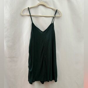 Free People Ribbed Oversized Top Green S